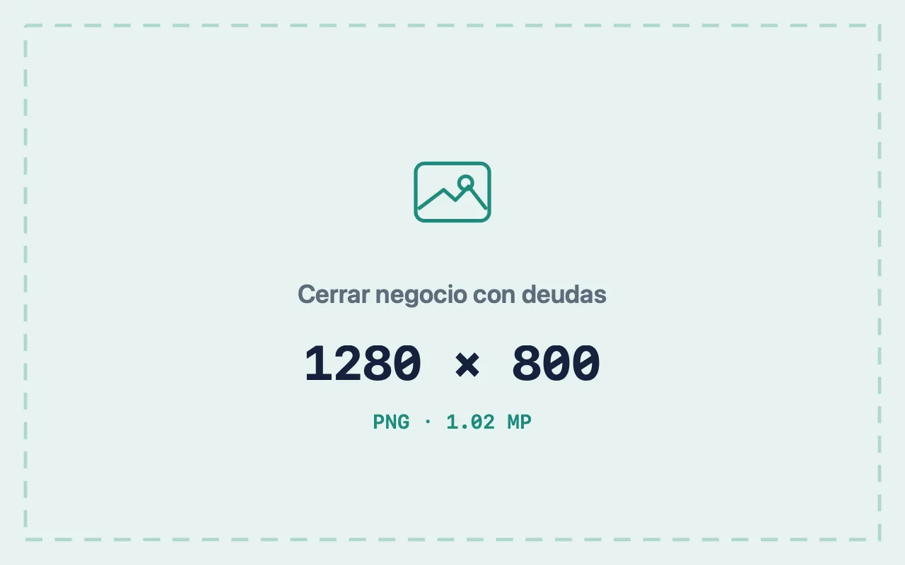 Cerré mi negocio con deudas: ¿puedo empezar de cero?